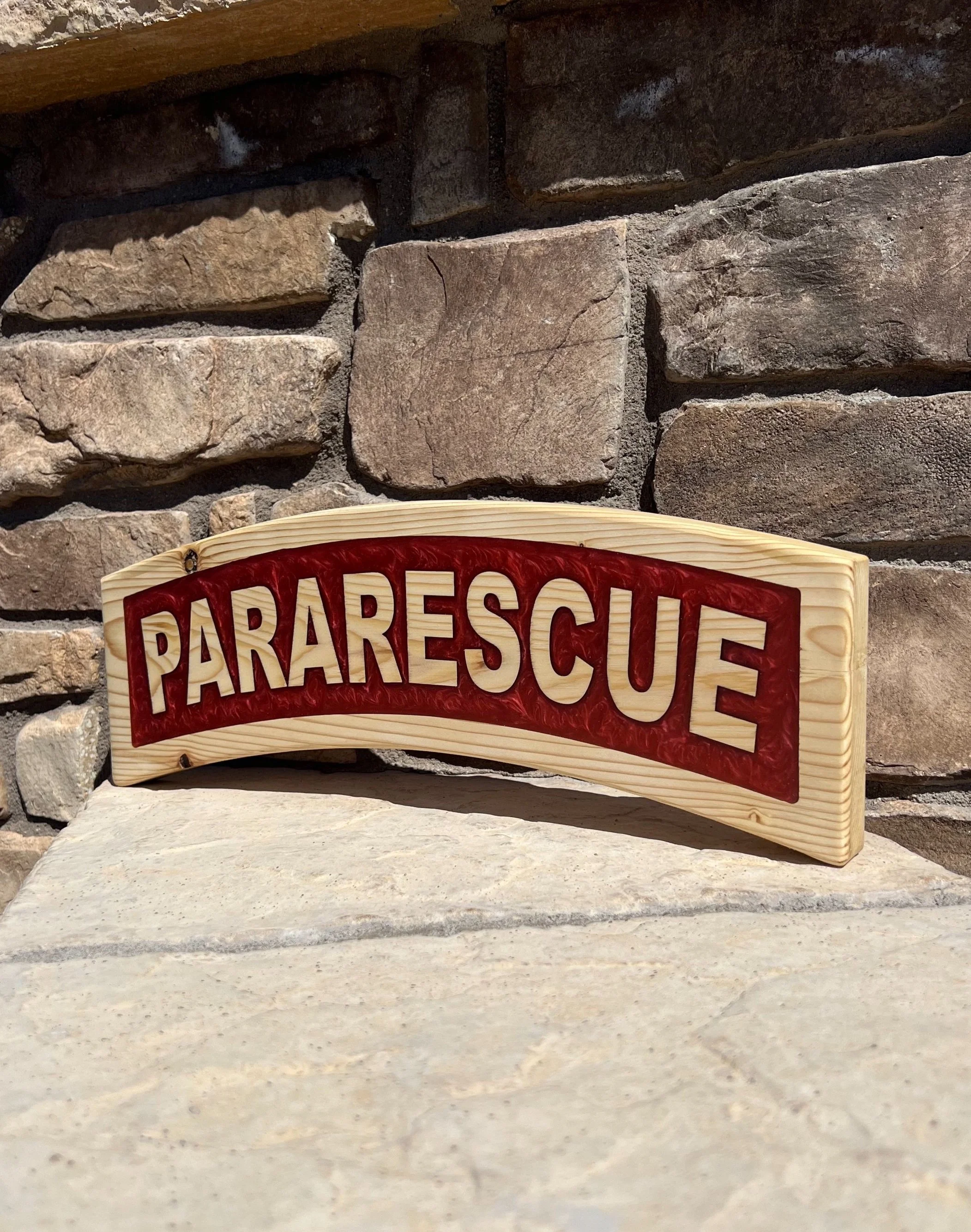 US Air Force (USAF) Pararescue Tab — Breaking Point Woodworx